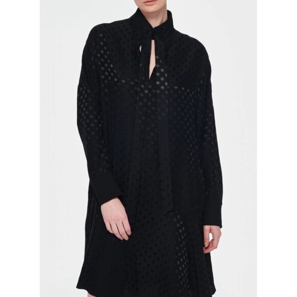 NWT Tibi Black Jacquard Dress Size Small - Picture 5 of 5